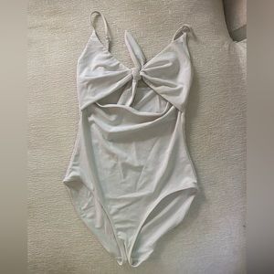 Wilfred White Tie Front Bodysuit